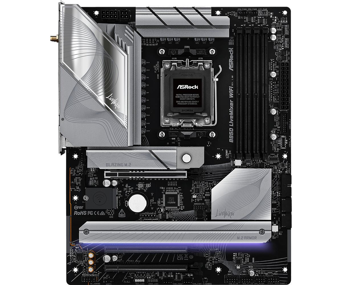 Asrock B850 LiveMixer WiFi AMD B850 Socket AM5 ATX