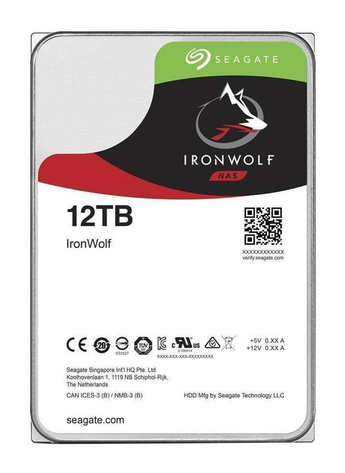 Seagate Ironwolf - Serial ATA III 3.5" Internal hard drive - 12 TB