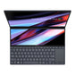 ASUS Zenbook Pro 14 Duo OLED Laptop - 36.8 cm (14.5") - Touchscreen - Intel® Core™ i7-12700H - 16 GB LPDDR5-SDRAM - 512 GB SSD - Wi-Fi 6E - Windows 11 Home - Black