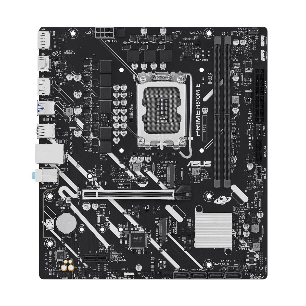 ASUS PRIME H810M-E-CSM Intel H810 LGA 1851 (Socket V1) micro ATX