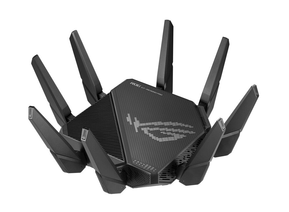 ASUS ROG Rapture GT-AX11000 Pro - Gigabit Ethernet Tri-band (2.4 GHz / 5 GHz / 5 GHz) wireless router in Black