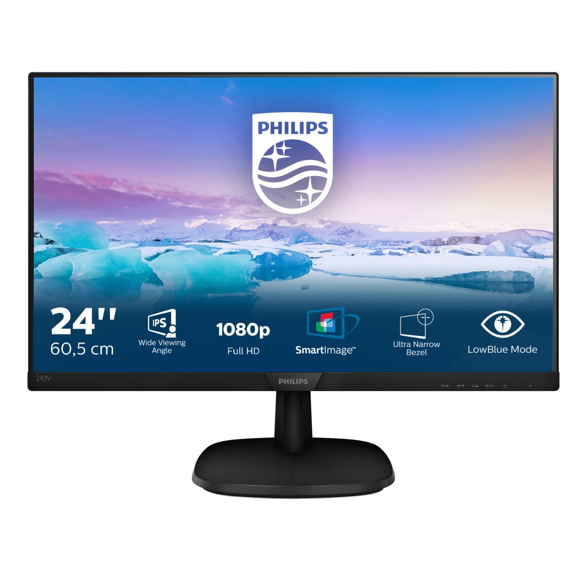 Philips V Line Full HD LCD Monitor 243V7QDSB/00