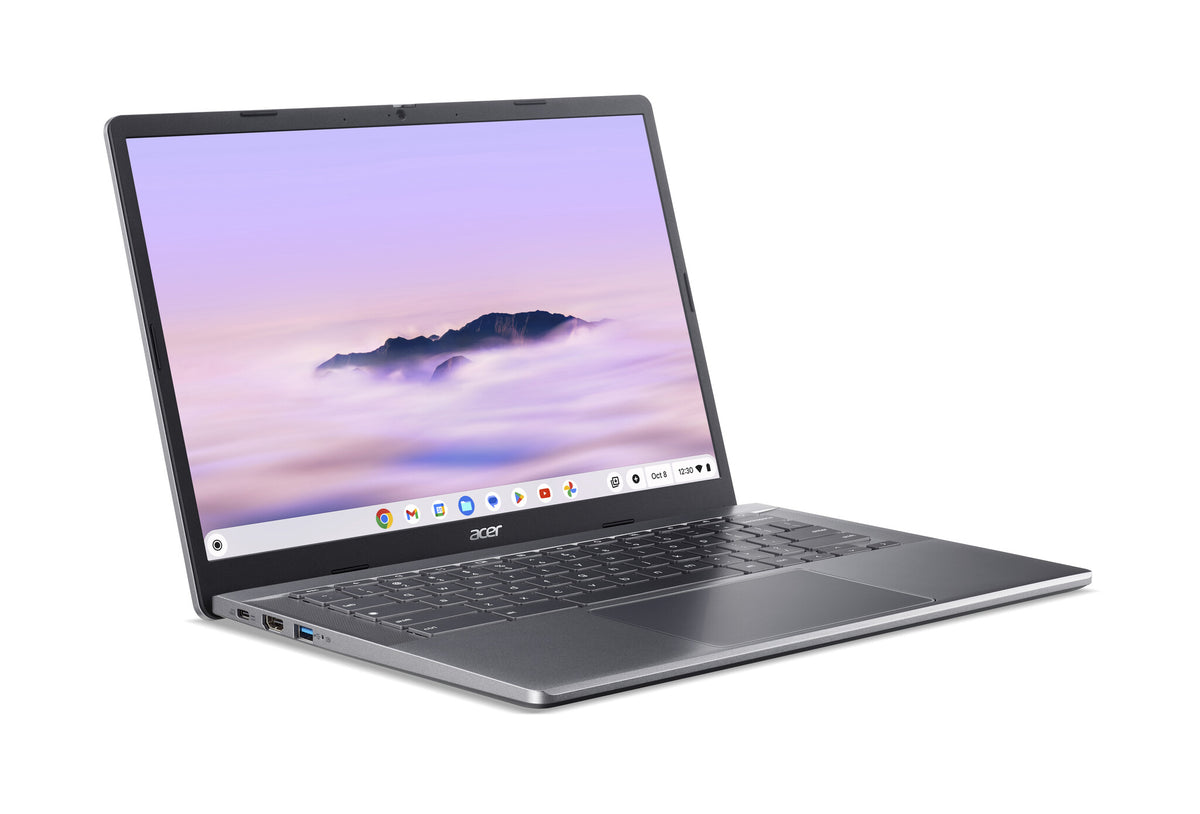 Acer Chromebook Plus 514 - 35.6 cm (14&quot;) - Touchscreen - AMD Ryzen™ 5-7520C - 8 GB LPDDR5x-SDRAM - 256 GB SSD - Wi-Fi 6E - ChromeOS - Grey