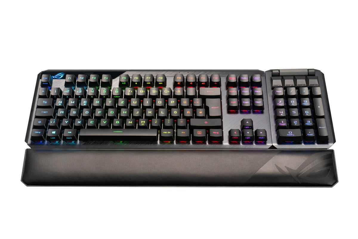 ASUS ROG CLAYMORE II - USB Wired + RF Wireless RGB Mechanical Keyboard in Black (QWERTY UK)