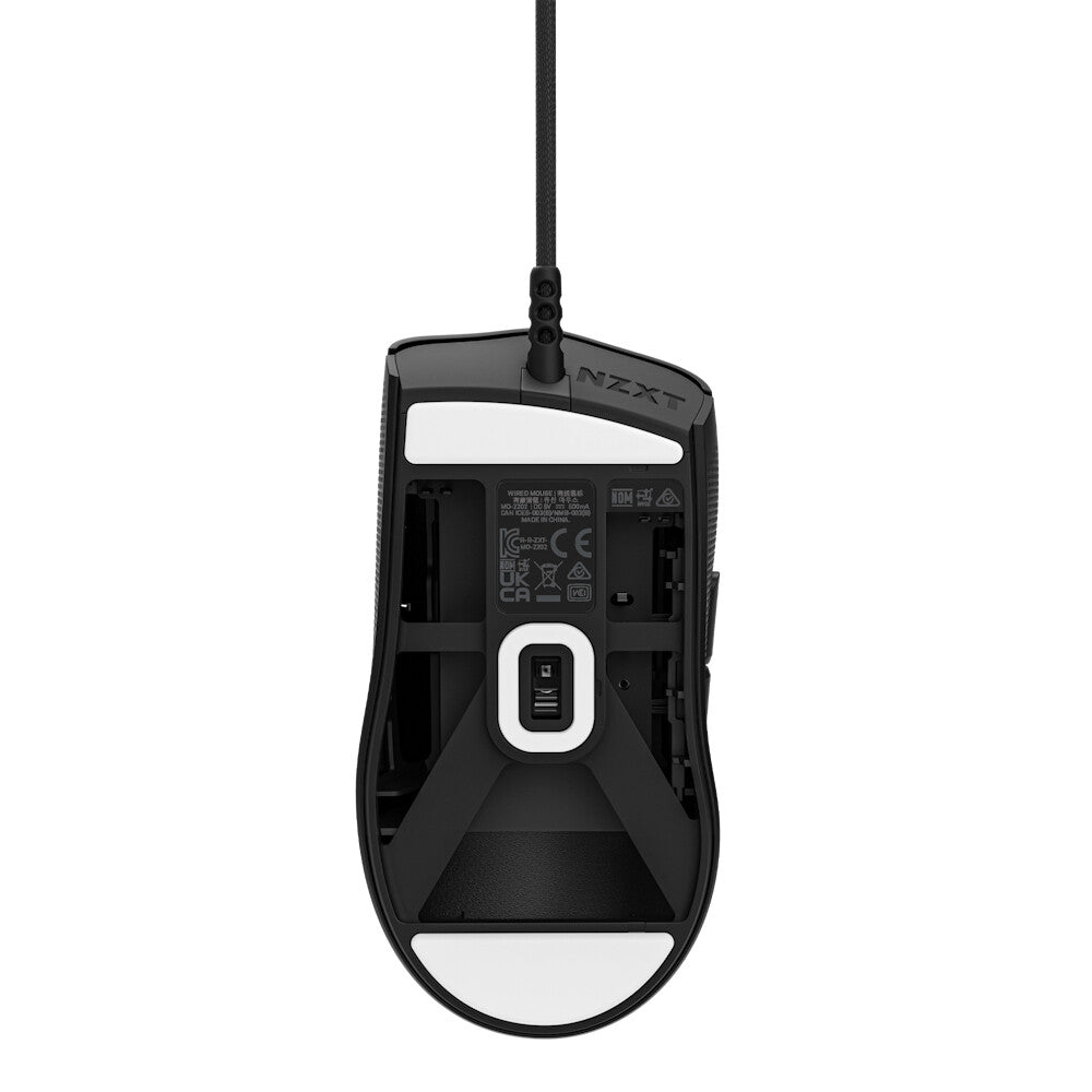 NZXT Lift 2 Ergo - Wired USB Type-A Optical Gaming Mouse in Black - 26,000 DPI