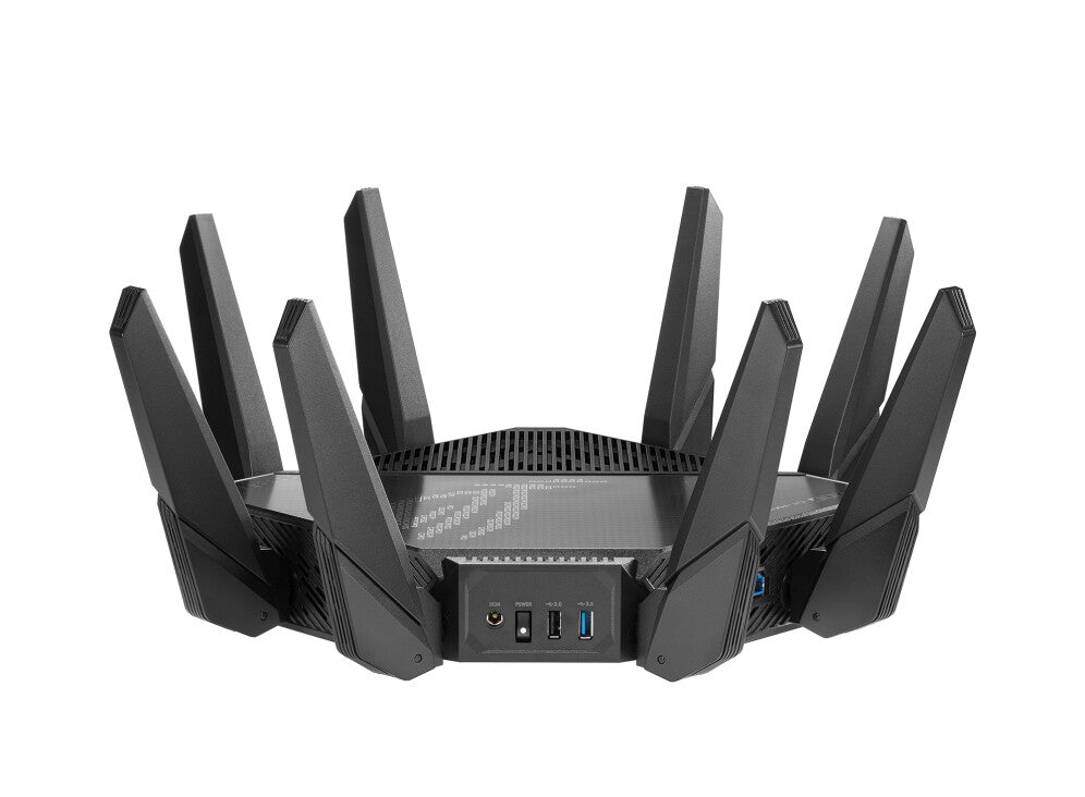 ASUS ROG Rapture GT-AX11000 Pro - Gigabit Ethernet Tri-band (2.4 GHz / 5 GHz / 5 GHz) wireless router in Black