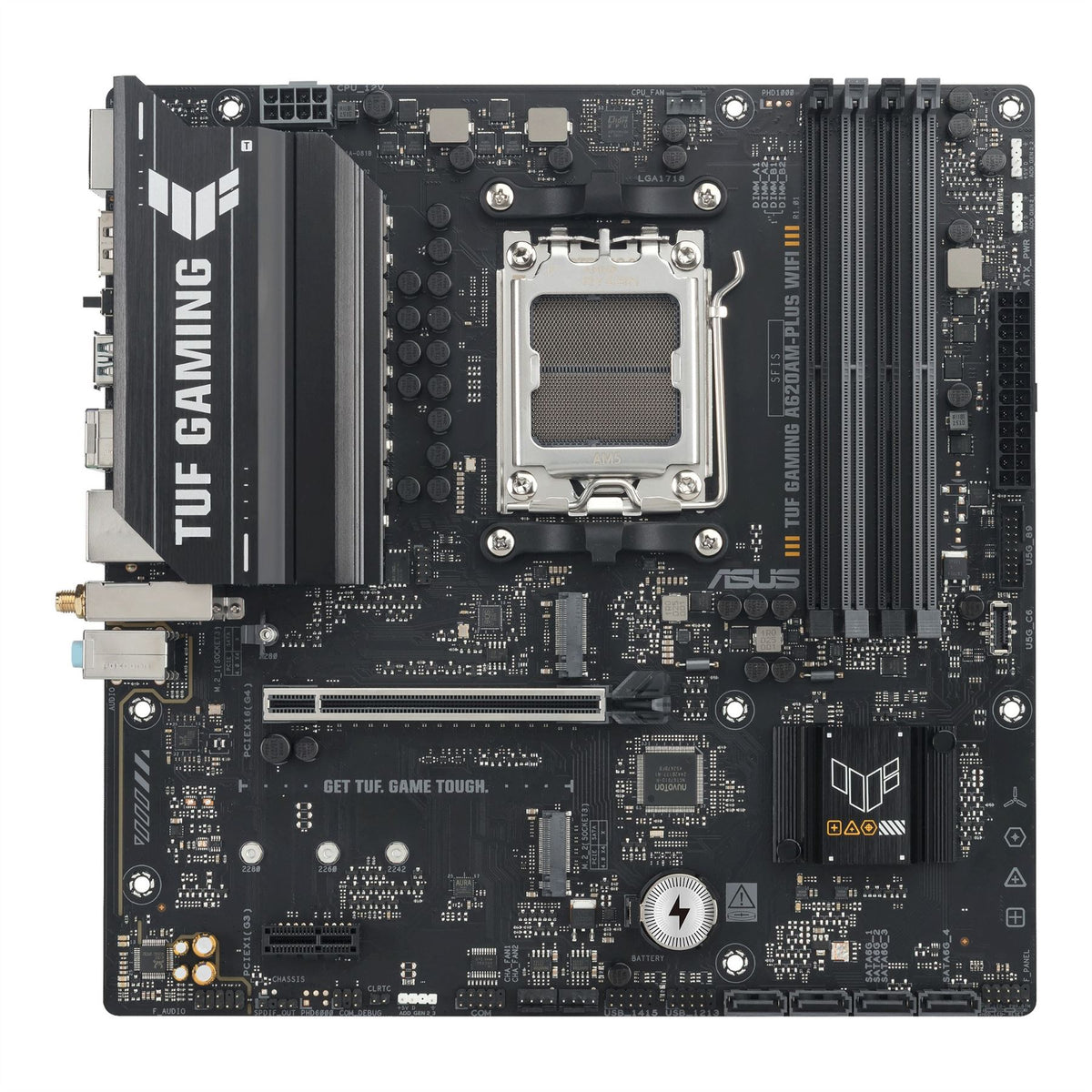 ASUS TUF GAMING A620AM-PLUS WIFI AMD A620A Socket AM5 micro ATX