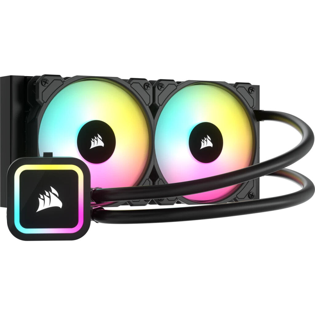Corsair iCUE H100x RGB ELITE - All-in-one Liquid Processor Cooler in Black - 240mm