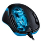 Logitech G - G300S Optical Gaming Mouse in Black / Blue - 2,500 DPI