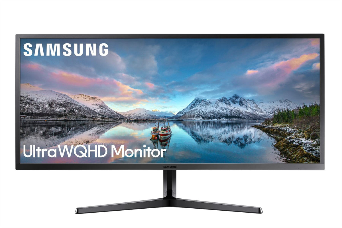 Samsung S34J550W 86.4 cm (34&quot;) 3440 x 1440 pixels UltraWide Quad HD LED Blue, Grey Monitor