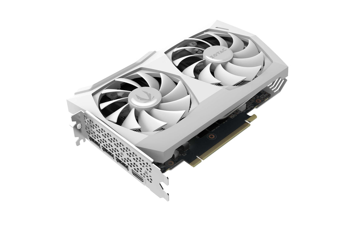 Zotac GAMING AMP White Edition LHR - NVIDIA 8 GB GDDR6 GeForce RTX 3060 Ti graphics card