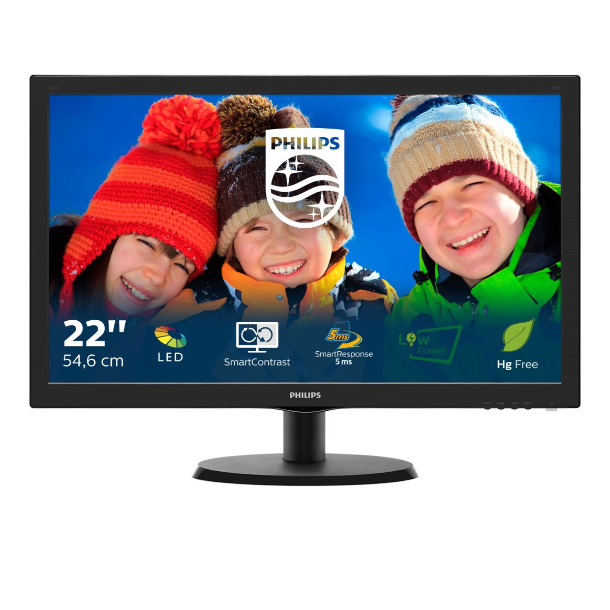 Philips V Line LCD Monitor with SmartControl Lite 223V5LSB/00