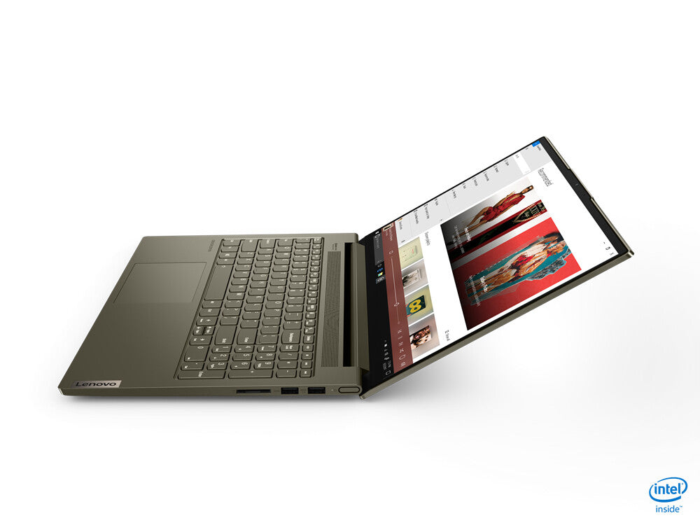 Lenovo Yoga Creator 7i Laptop - 39.6 cm (15.6") - Intel® Core™ i7-10750H - 16 GB DDR4-SDRAM - 512 GB SSD - NVIDIA® GeForce® GTX 1650 - Wi-Fi 6 - Windows 10 Home - Green / Metallic