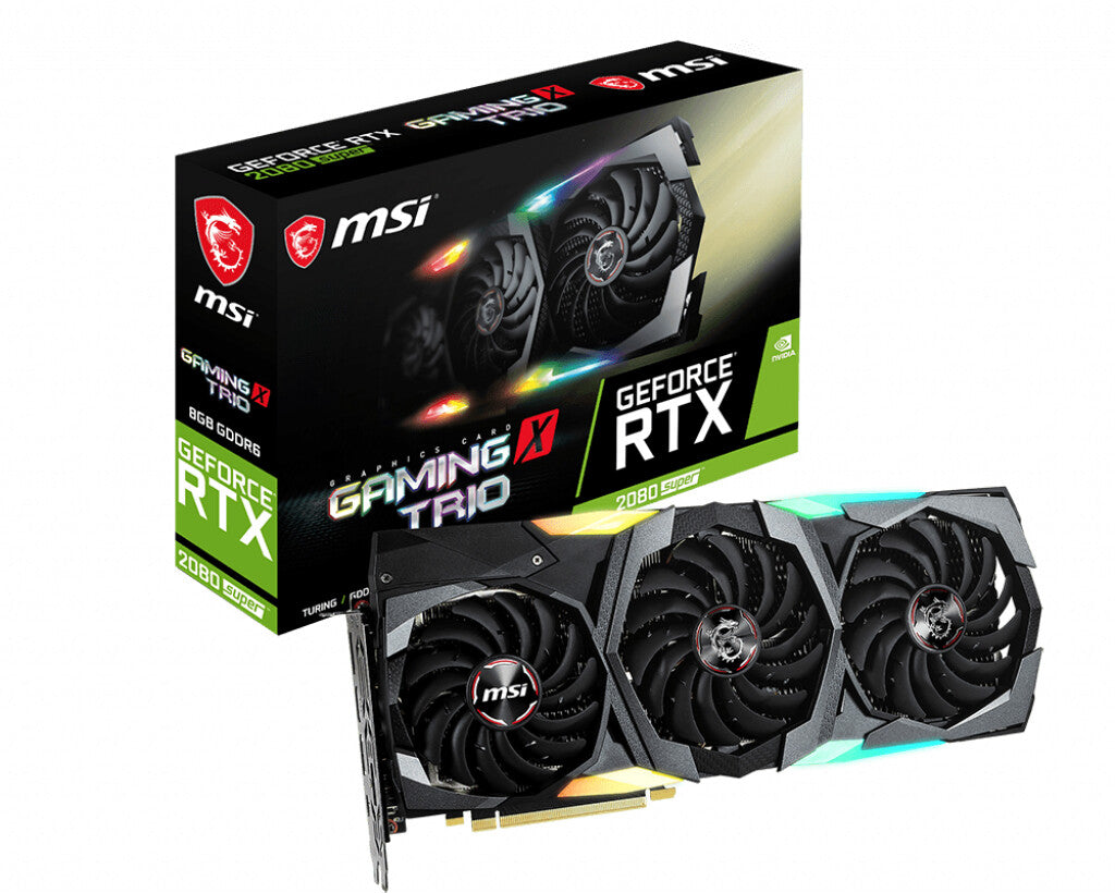 MSI GAMING X TRIO - NVIDIA 8 GB GDDR6 GeForce RTX 2080 SUPER graphics card