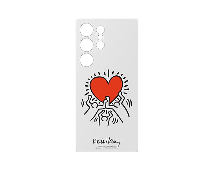 Samsung &quot;Keith Haring&quot; mobile phone case for Galaxy S24 Ultra in Transparent