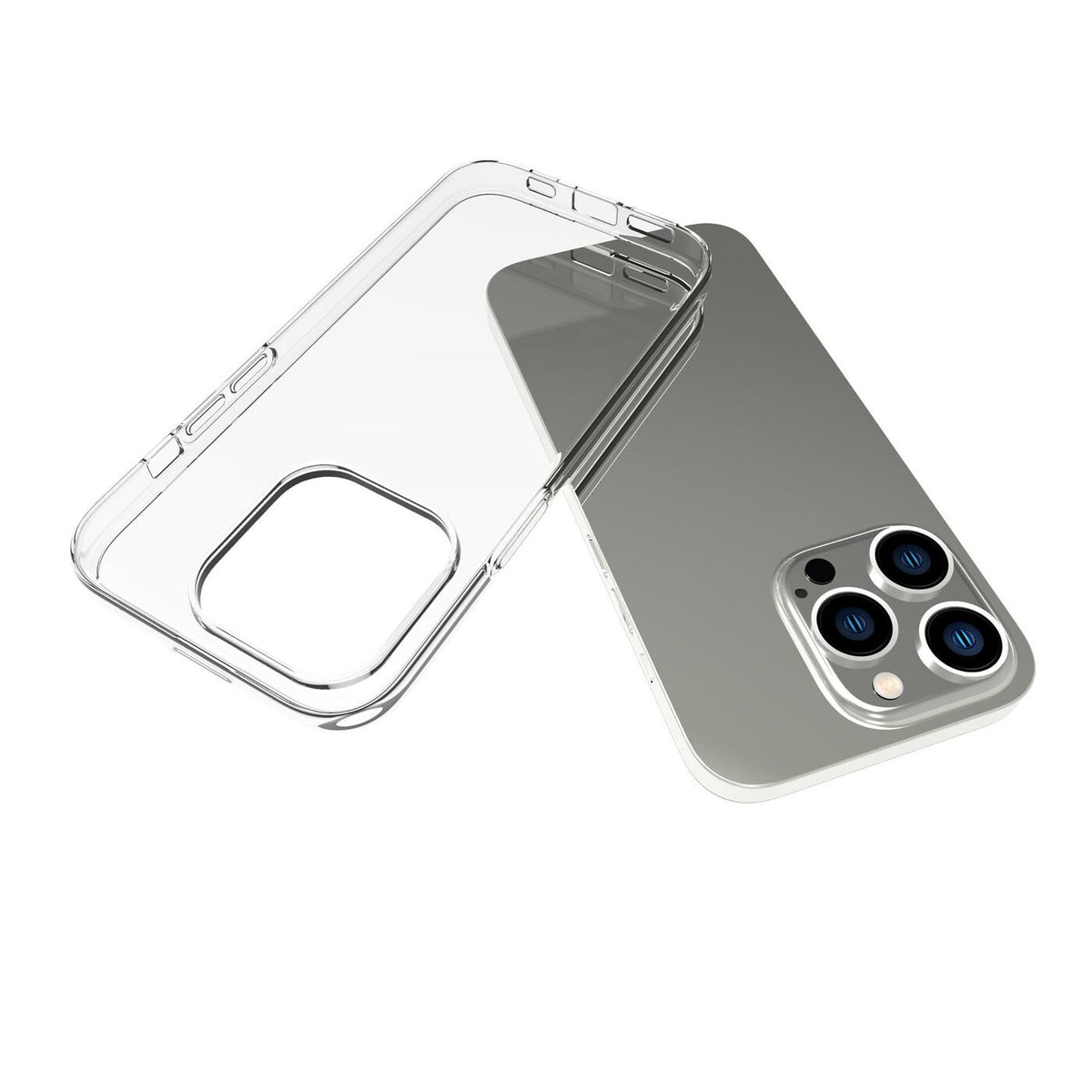 eSTUFF LONDON mobile phone case for iPhone 14 Pro in Transparent