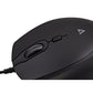 V7 MU350 - USB Wired Pro Silent Mouse - 2,500 DPI