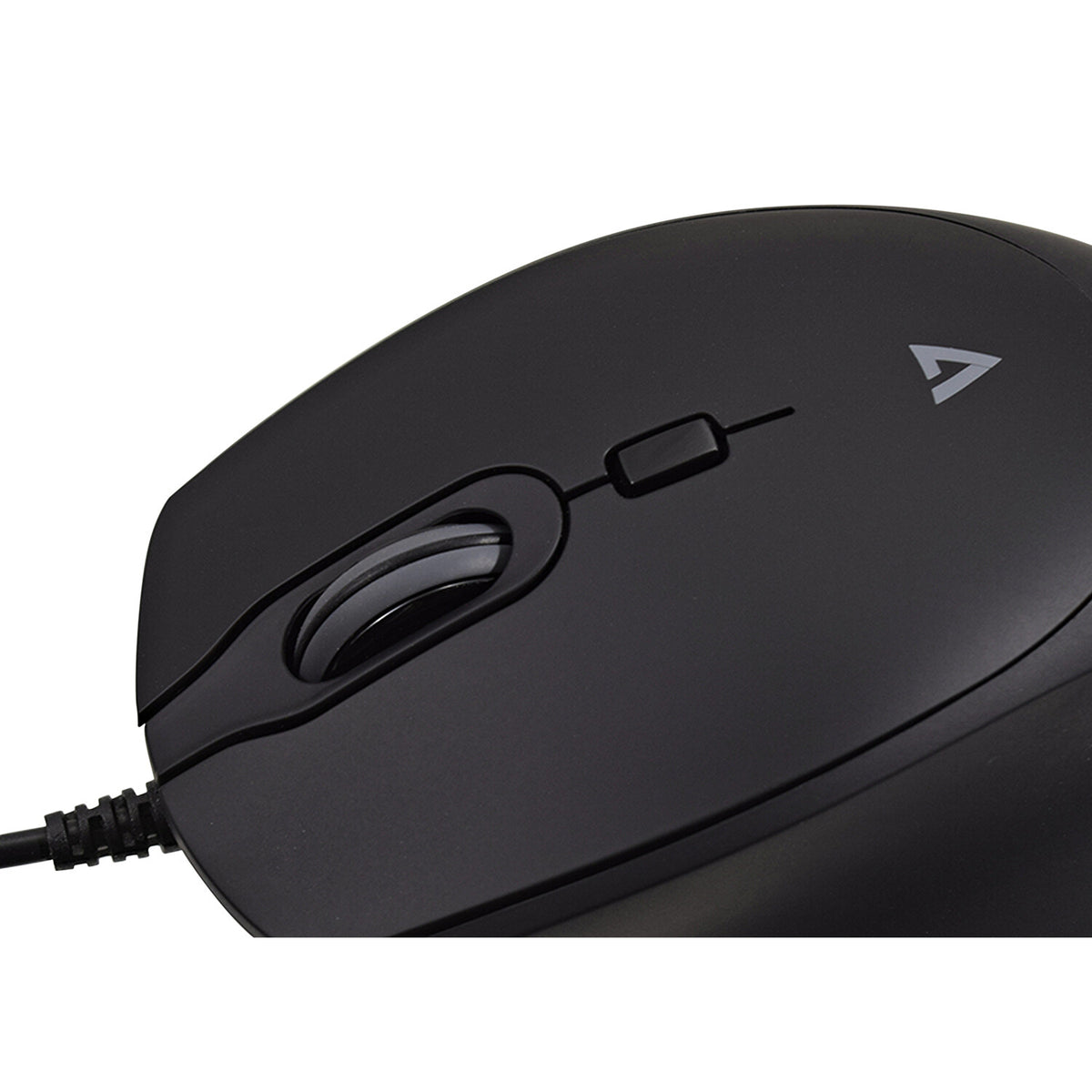 V7 MU350 - USB Wired Pro Silent Mouse - 2,500 DPI