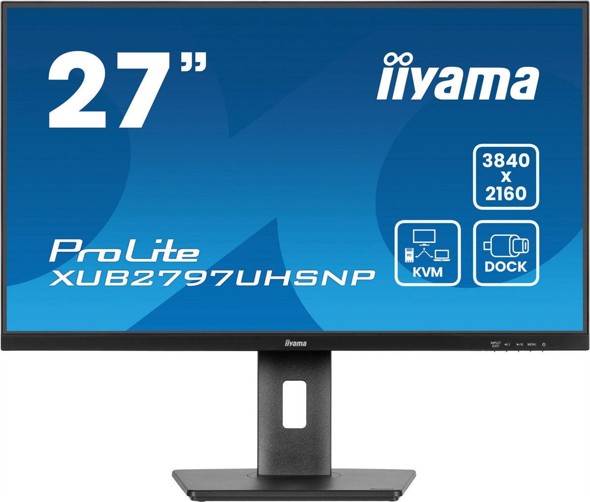 iiyama ProLite XUB2797UHSNP-B1 - 68.6 cm (27") - 3840 x 2160 pixels 4K UHD LED Monitor