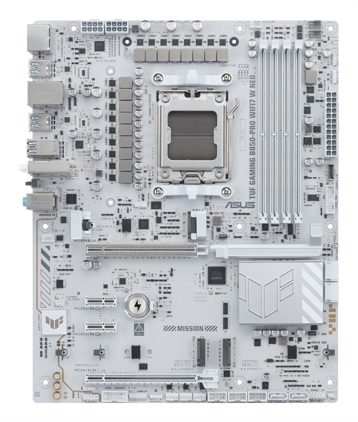 ASUS TUF GAMING B850-PRO WIFI7 W NEO AMD B850 Socket AM5 ATX