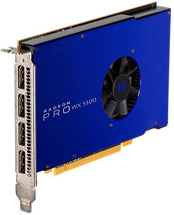 AMD 8 GB GDDR5 Radeon PRO WX 5100 graphics card