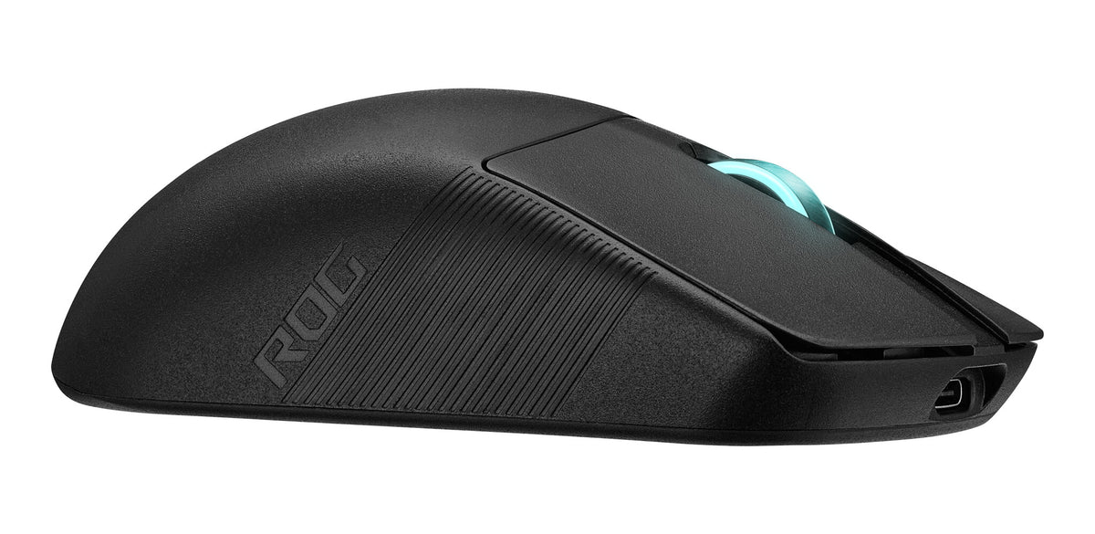 ASUS ROG Harpe Ace "Aim Lab Edition" - RF Wireless + Bluetooth + USB Type-C Opto-mechanical Mouse in Black - 36,000 DPI