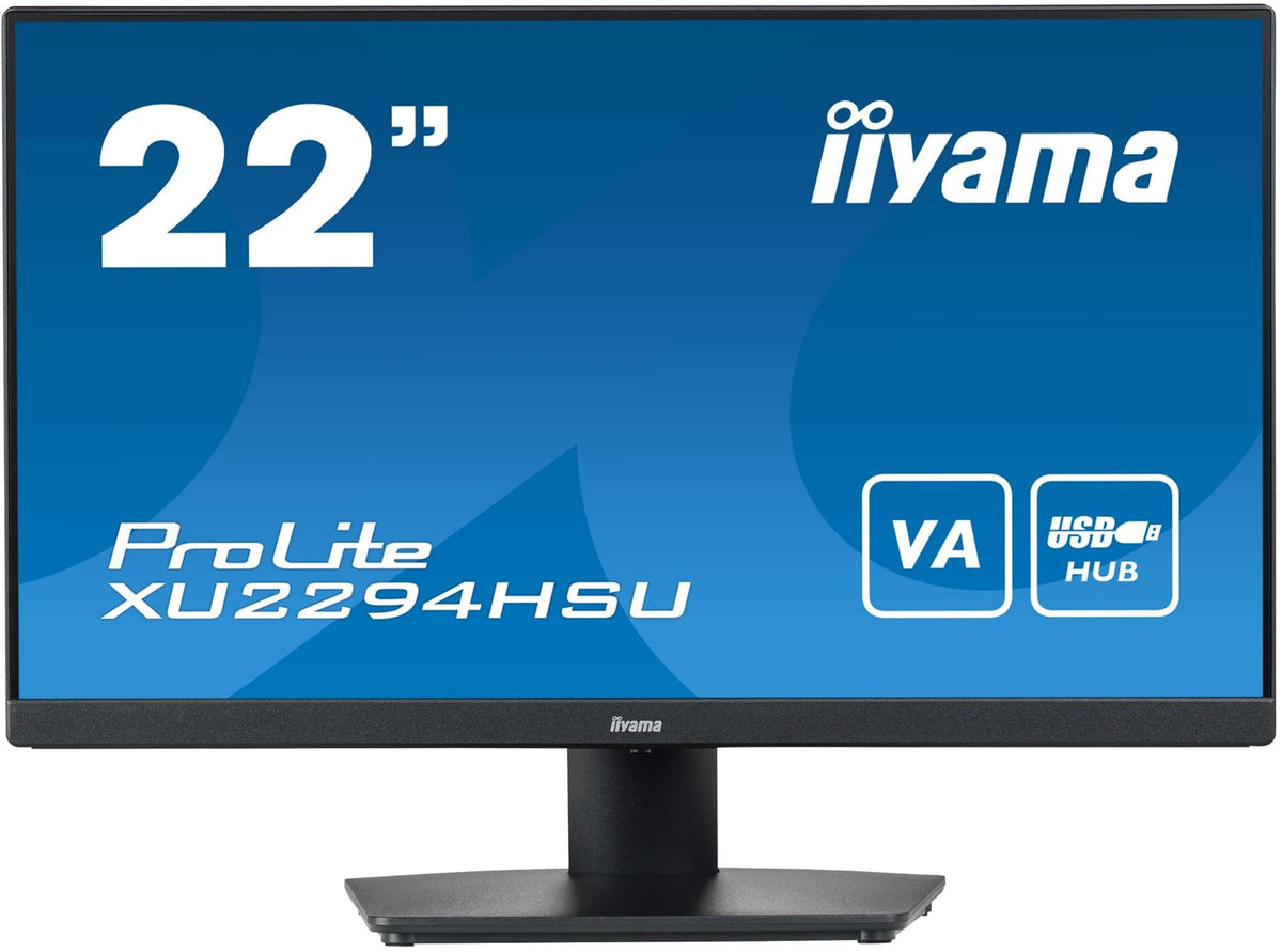 iiyama ProLite XU2294HSU-B2 Computer Monitor 54.6 cm (21.5") 1920 x 1080 pixels Full HD LCD Black
