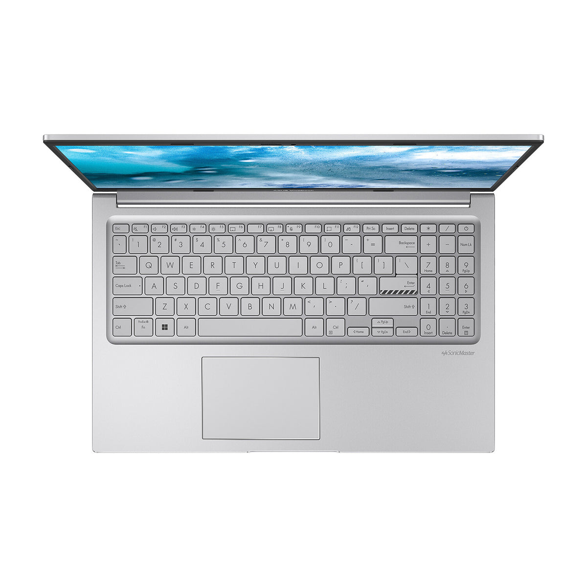 ASUS VivoBook 15 Laptop - 39.6 cm (15.6&quot;) - Intel® Core™ i3-1215U - 8 GB DDR4-SDRAM - 256 GB SSD - Wi-Fi 6E - Windows 11 Home - Silver