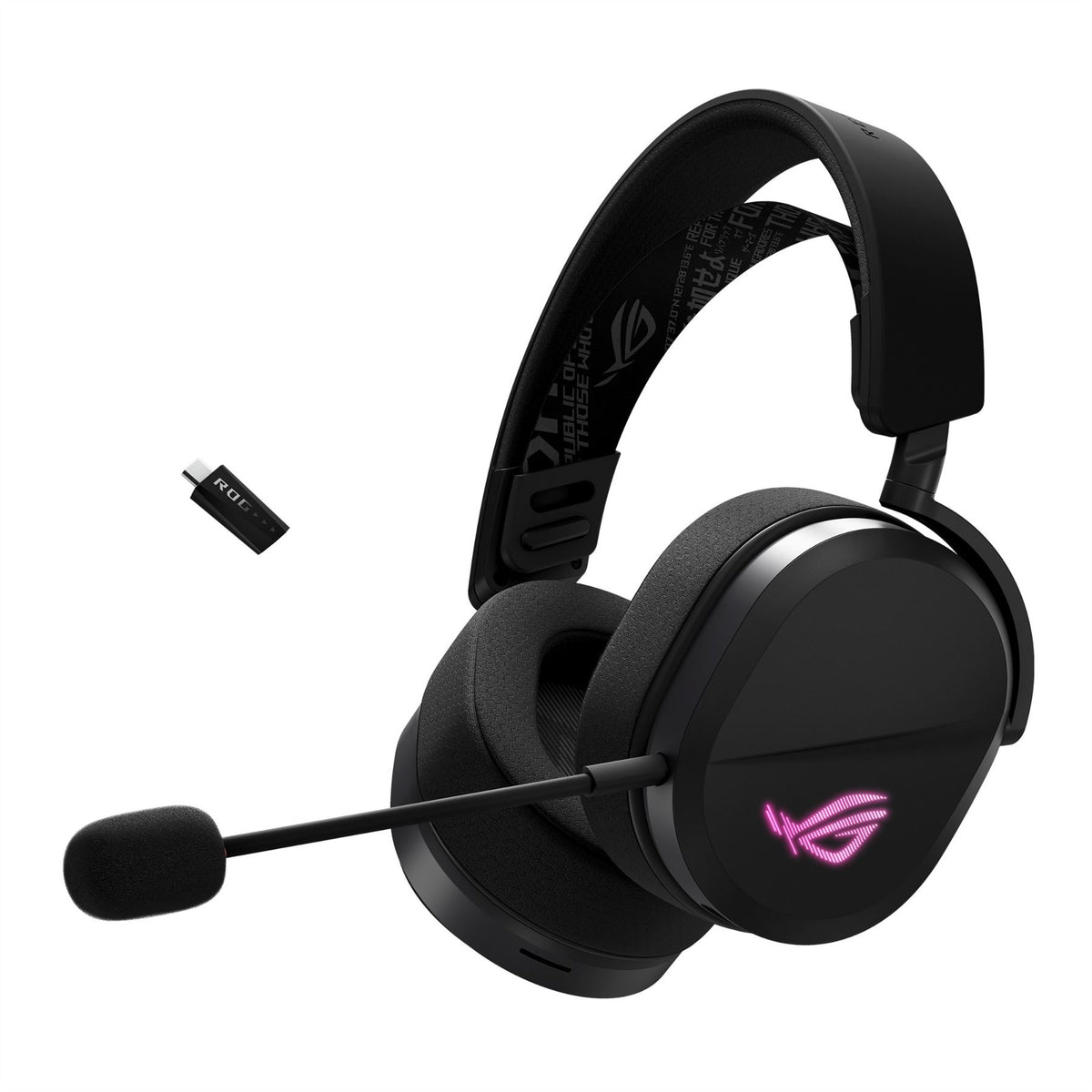 ASUS ROG Pelta - USB Type-C Wired & Wireless Bluetooth Gaming Headset in Black
