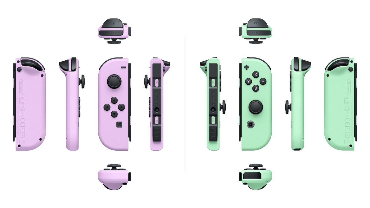Nintendo Joy-Con - Bluetooth Gamepad in Purple & Pastel Green