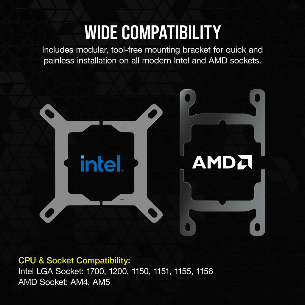 Corsair iCUE LINK H150i RGB - Liquid Processor Cooling Kit in White - 360mm