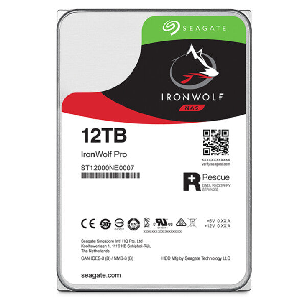 Seagate IronWolf Pro - Serial ATA III 3.5" Internal hard drive - 12 TB