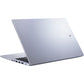 ASUS VivoBook 15 Laptop - 39.6 cm (15.6") - Intel® Core™ i3-1220P - 8 GB DDR4-SDRAM - 256 GB SSD - Wi-Fi 6 - Windows 11 Home in S mode - Silver