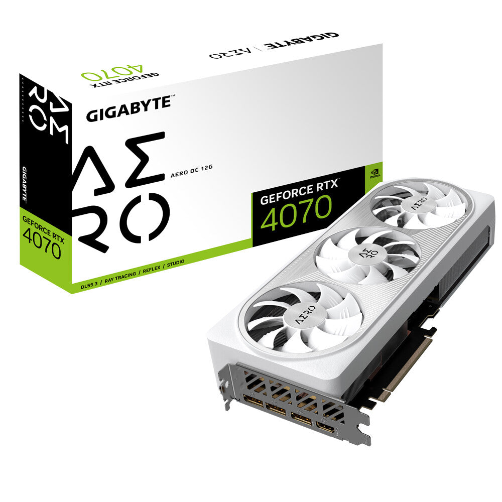 GIGABYTE AERO OC - NVIDIA 12 GB GDDR6X GeForce RTX 4070 graphics card