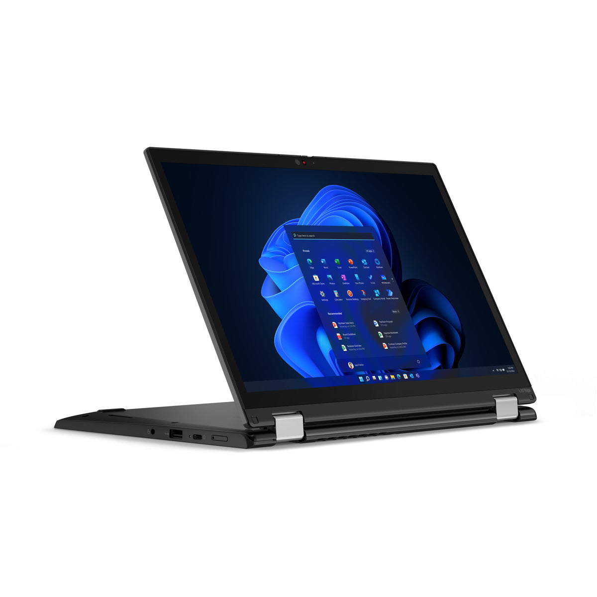 Lenovo ThinkPad L13 Yoga Gen 3 Hybrid (2-in-1) - 33.8 cm (13.3") - Touchscreen - AMD Ryzen™ 7 PRO 5875U - 16 GB DDR4-SDRAM - 512 GB SSD - Wi-Fi 6E - Windows 11 Pro - Black