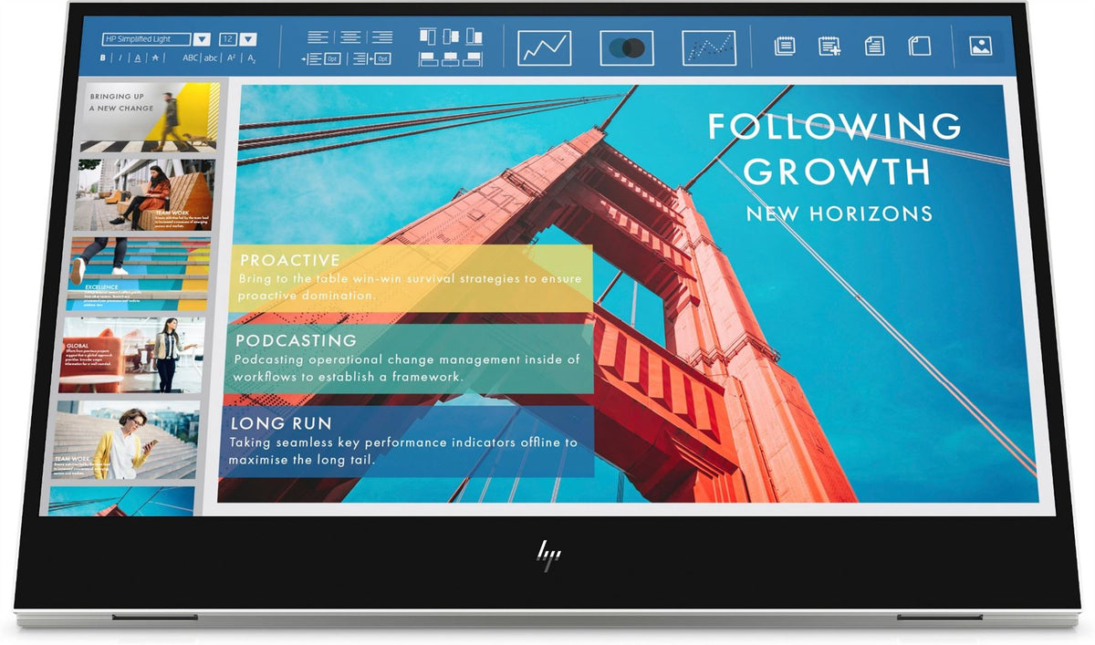 HP E-Series E14 G4 35.6 cm (14") 1920 x 1080 pixels Full HD LED White Monitor