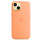 Apple mobile phone case for iPhone 15 in Orange Sorbet