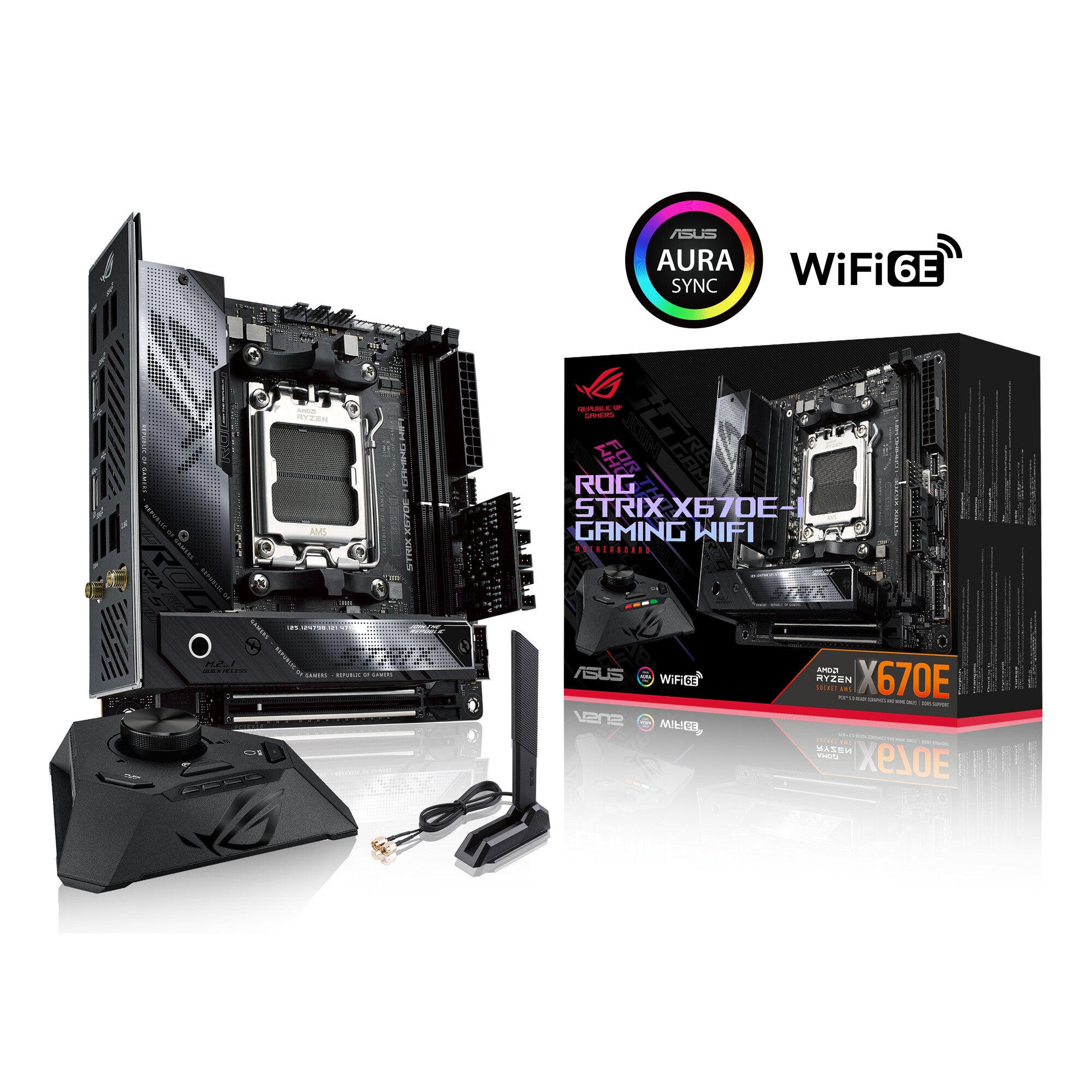 ASUS ROG STRIX X670E I GAMING WIFI mini ITX Motherboard AMD X670 Soc Clove Technology