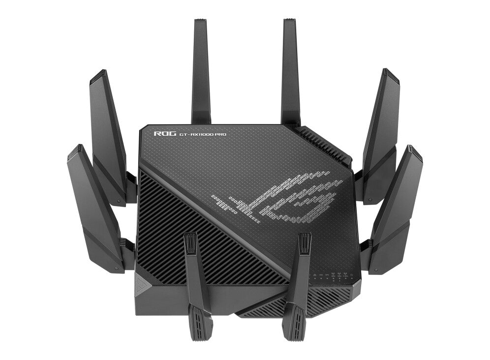 ASUS ROG Rapture GT-AX11000 Pro - Gigabit Ethernet Tri-band (2.4 GHz / 5 GHz / 5 GHz) wireless router in Black