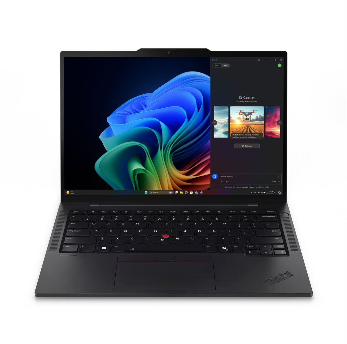 Lenovo ThinkPad T14s Gen 6 (Intel) Copilot+ PC Intel Core Ultra 7 258V Laptop 35.6 cm (14") WUXGA 32 GB LPDDR5x-SDRAM 512 GB SSD Wi-Fi 7 (802.11be) Windows 11 Pro English Black