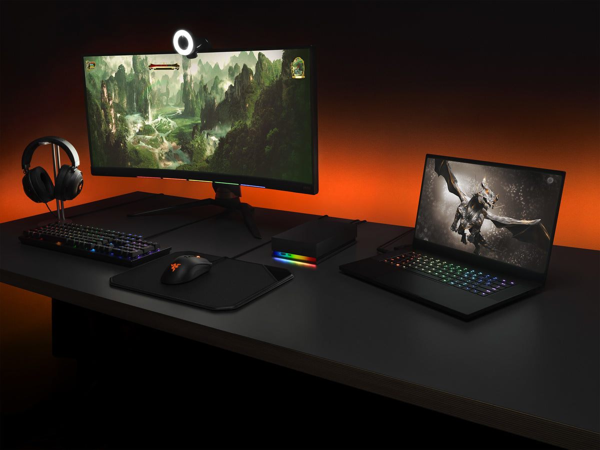 Seagate FireCuda Gaming Hub - External HDD in Black - 16 TB