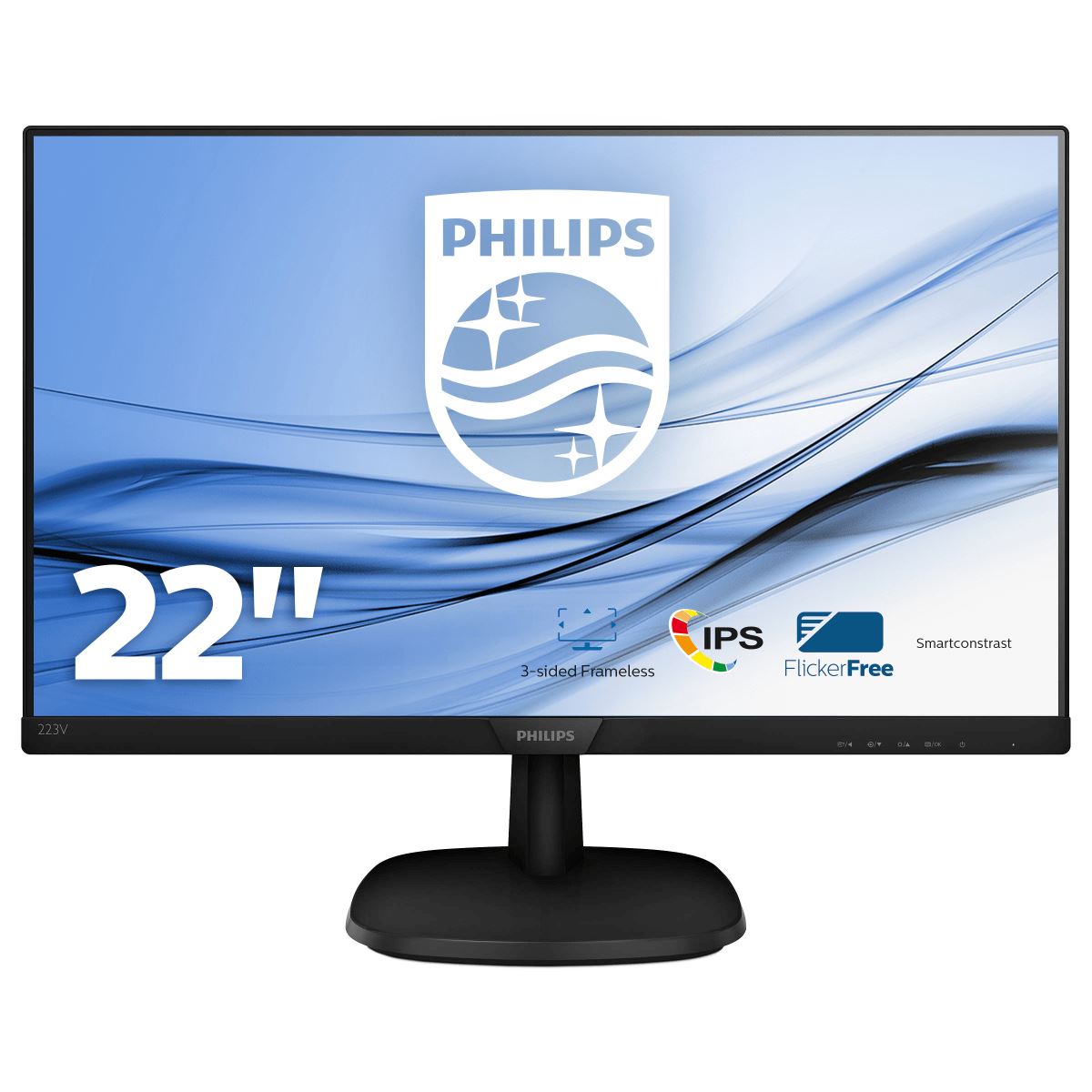 Philips V Line Full HD LCD Monitor 223V7QDSB/00