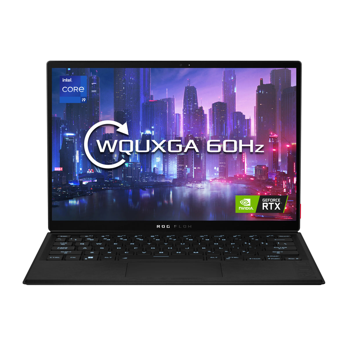 ASUS ROG Flow Z13 Hybrid (2-in-1) - 34 cm (13.4&quot;) - Touchscreen - Intel® Core™ i9-12900H - 16 GB LPDDR5-SDRAM - 1 TB SSD - NVIDIA GeForce RTX 3050 Ti - Wi-Fi 6E - Windows 11 Home - Black