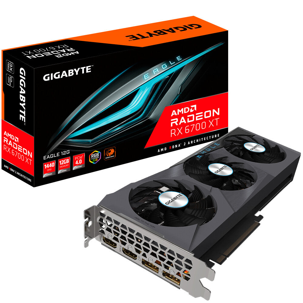 GIGABYTE EAGLE - AMD 12 GB GDDR6 Radeon RX 6700 XT graphics card
