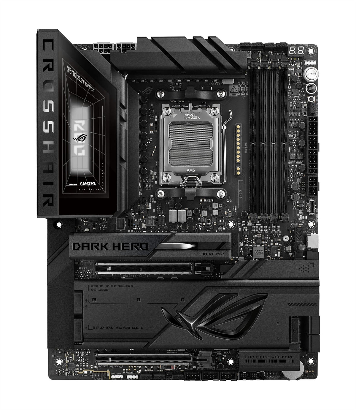 ASUS ROG CROSSHAIR X870E DARK HERO AMD X870E Socket AM5 ATX
