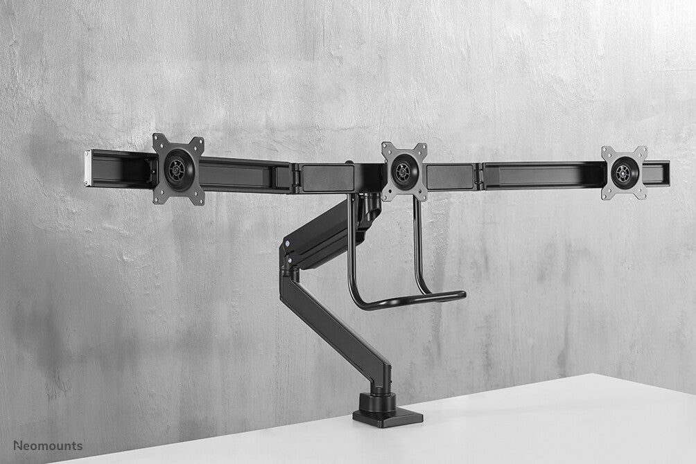 Neomounts NM-D775DX3BLACK - Desk monitor mount for 43.2 cm (17") to 68.6 cm (27")