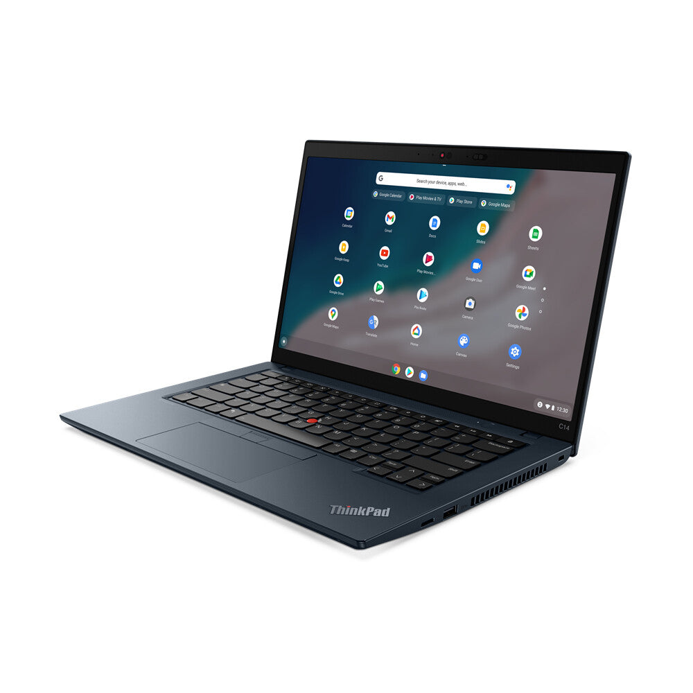 Lenovo ThinkPad C14 Gen 1 Chromebook - 35.6 cm (14") - Intel® Core™ i5-1235U - 8 GB LPDDR4x-SDRAM - 128 GB eMMC - Wi-Fi 6E - ChromeOS - Blue