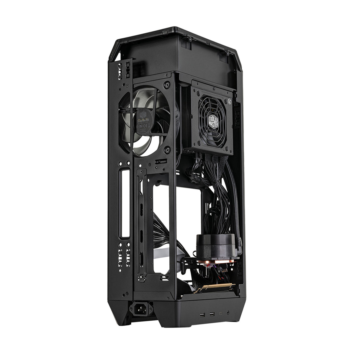 Cooler Master NCORE 100 MAX - ITX SFF Tower Case in Grey w/ 850W SFX Gold PSU