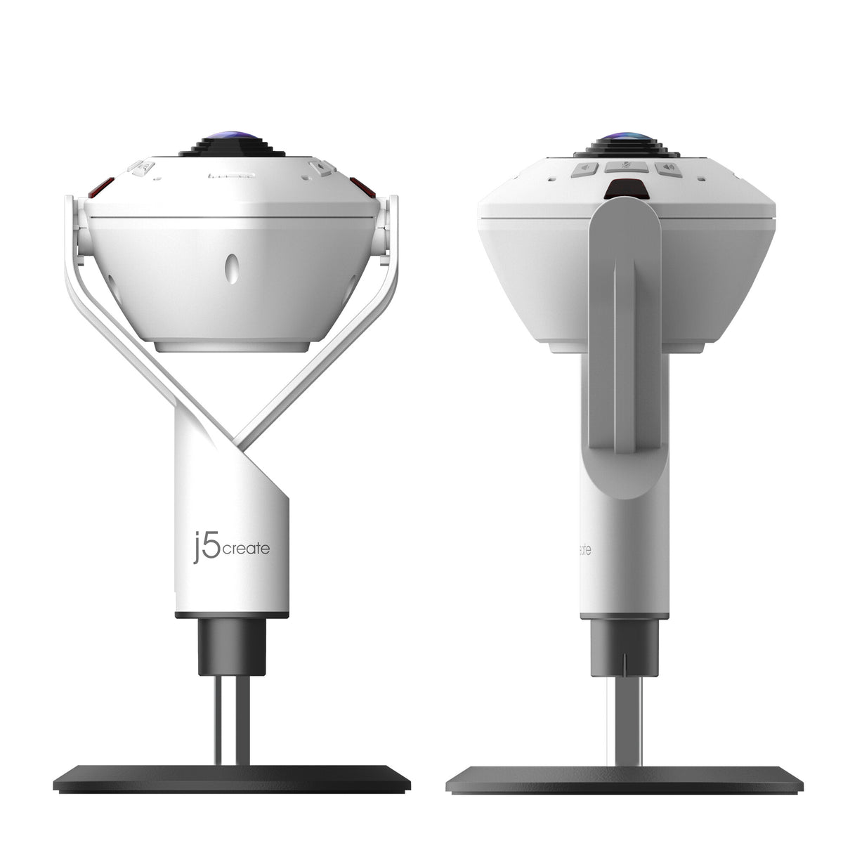 j5create JVU368 - USB Wired 360° AI-Powered 1080p Webcam with Speakerphone