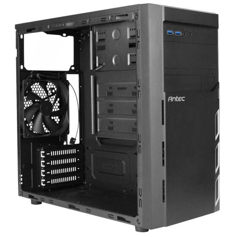 Antec VSK 3000 Elite - MicroATX Mini Tower Case in Black